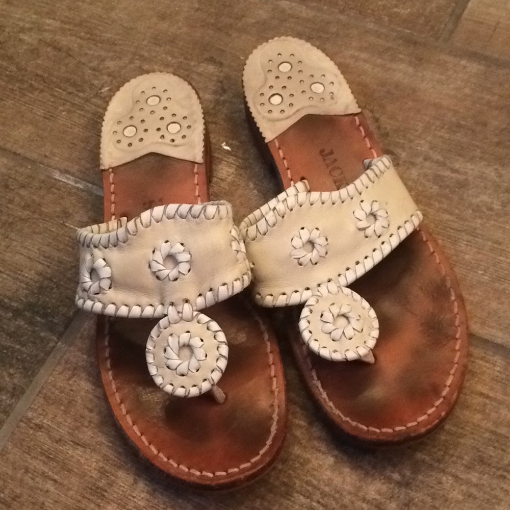 Jack Rogers nude sandals